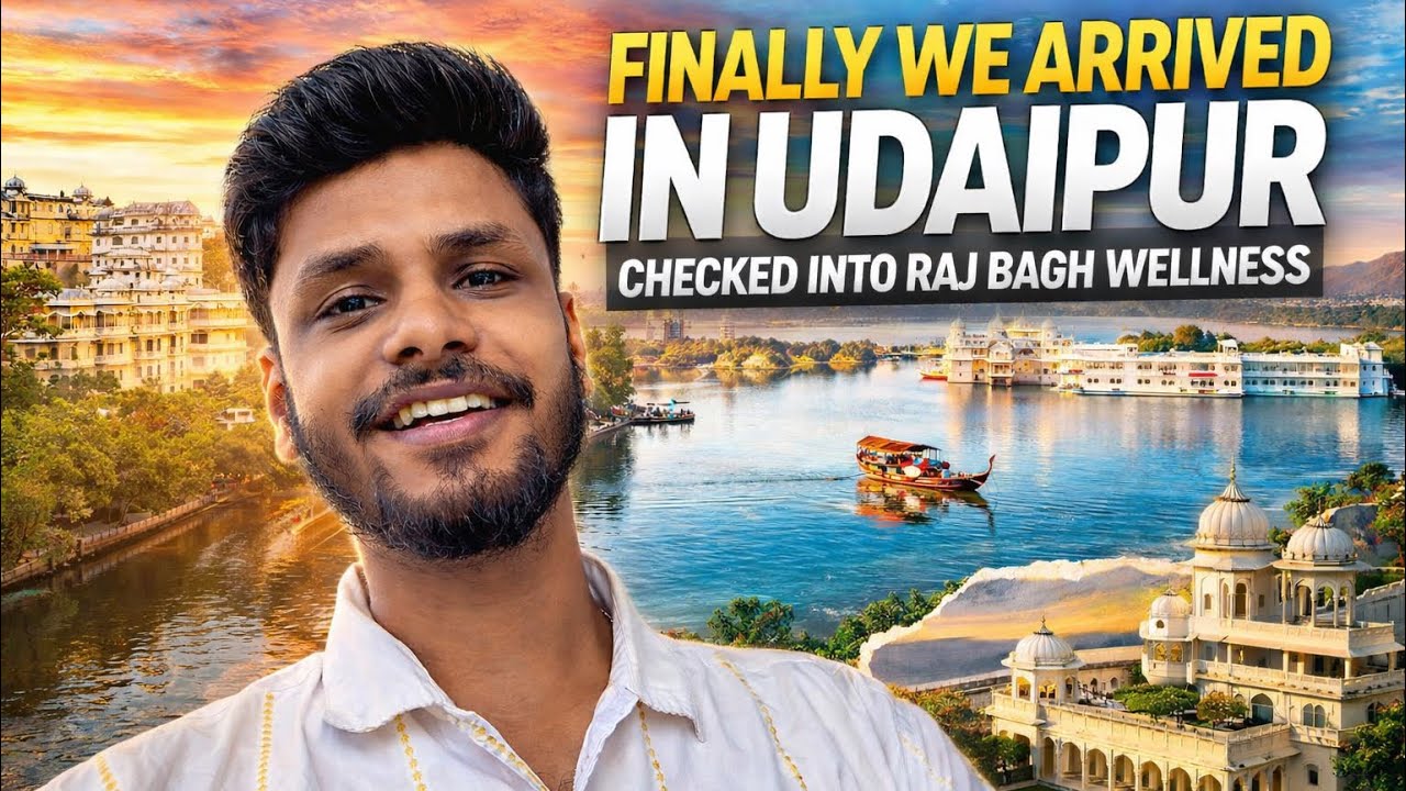 Finally we arrived in UDAIPUR 👑 | RAJ BAGH WELLNESS 🍃