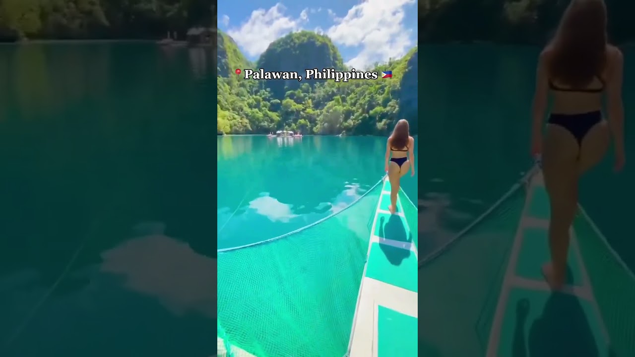 PLACES ON EARTH WITH THE BLUEST WATER #travel #tiktok #shorts #bluewater