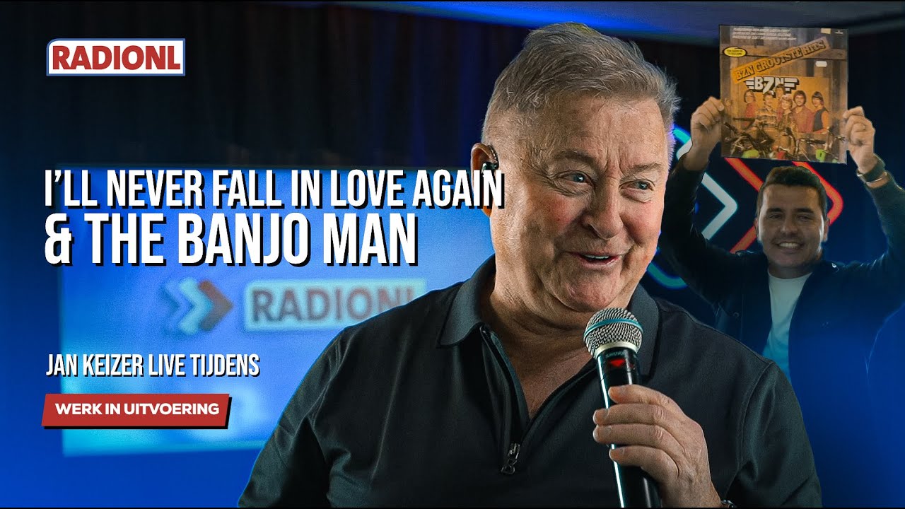 Jan Keizer - I'll Never Fall In Love Again & The Banjo Man (Live bij RADIONL)
