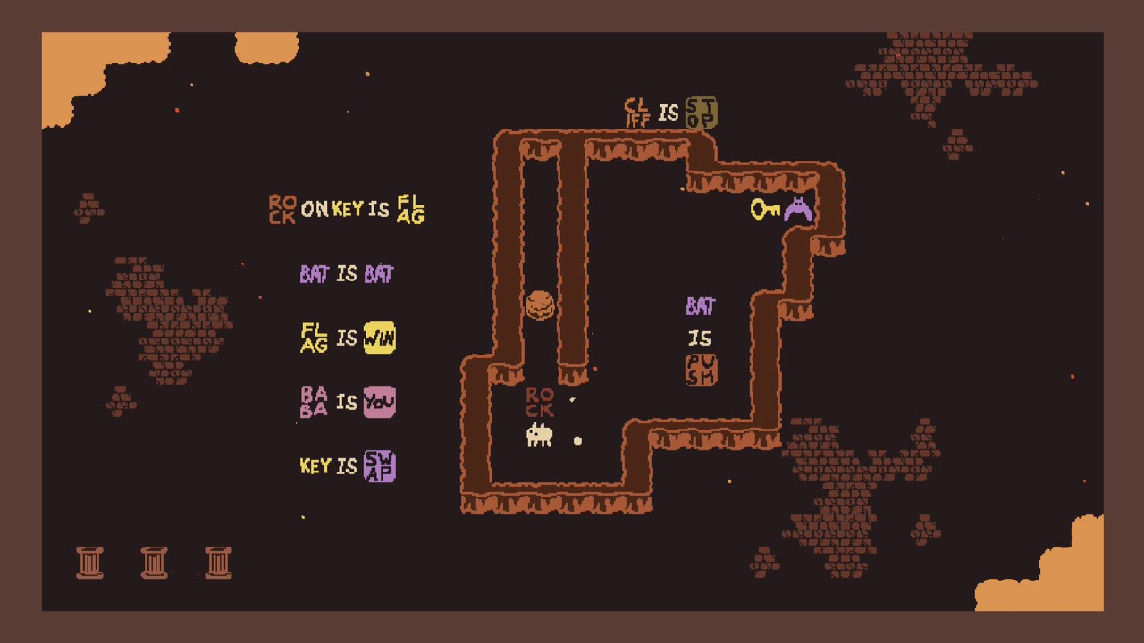 Baba Is you (Switch) - 29 Mouse Hole (Cavern 04)