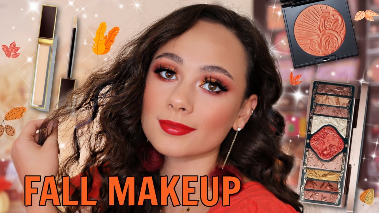 SPICY FALL MAKEUP TUTORIAL! Shop My Stash!