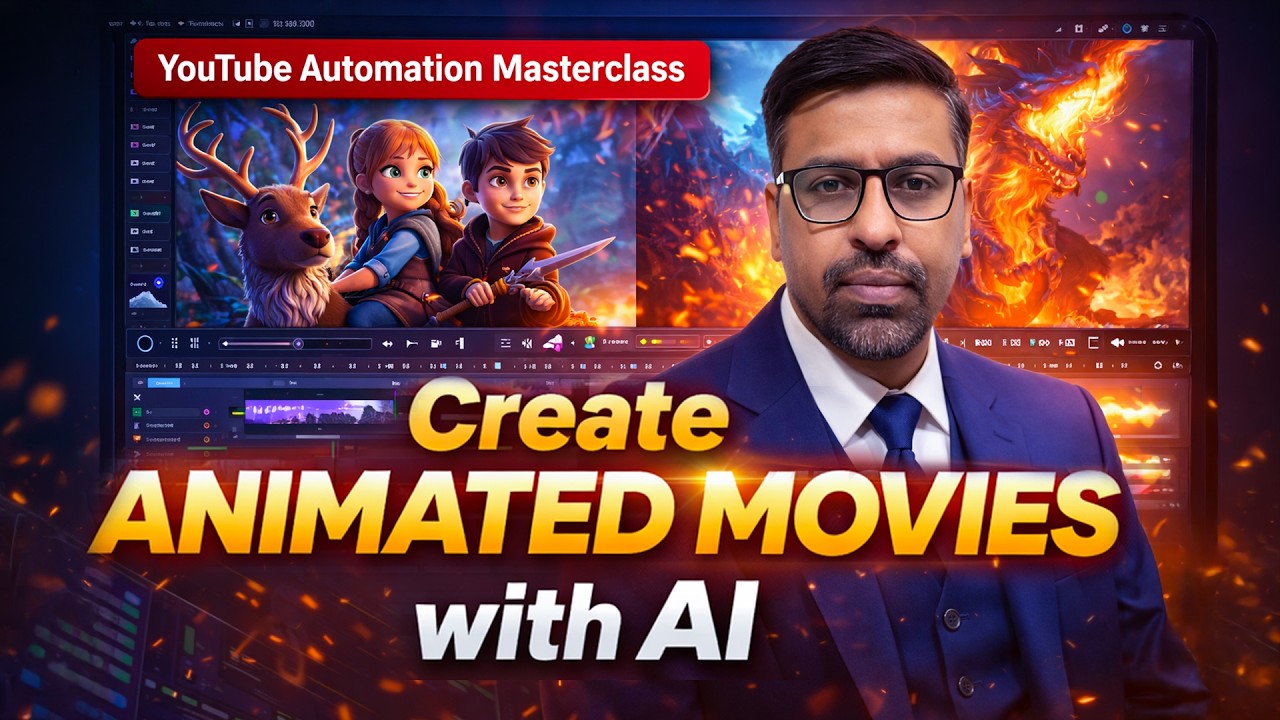Complete YouTube Automation Masterclass 2026 | AI Story, Voice, Animation & Editing Workflow