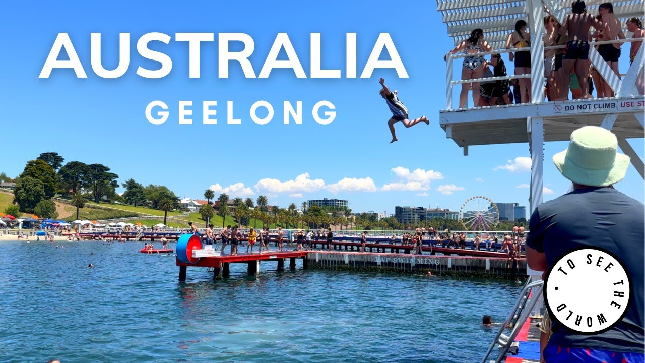 4K - 🇦🇺 🇦🇺AUSTRALIA GEELONG, VICTORIA, AUSTRALIA 2022 - Walking tour through beachfront🇦🇺🇦🇺