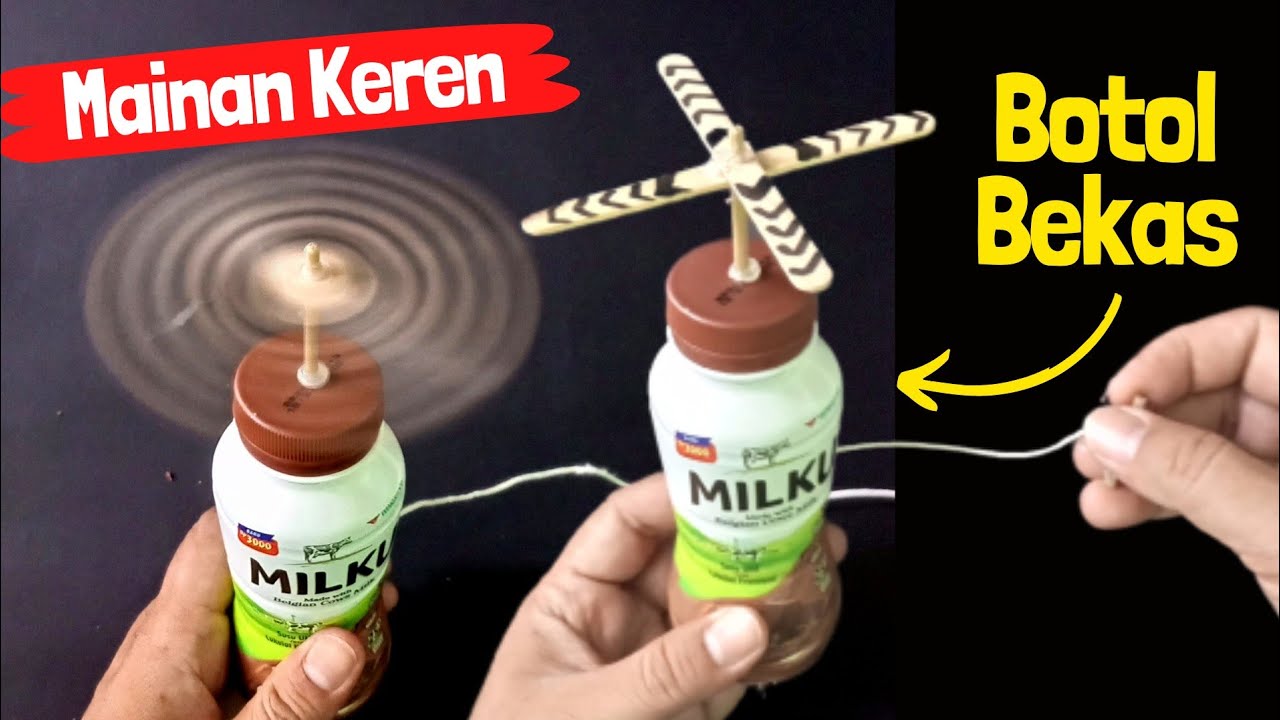 Cara Membuat Mainan Dari Botol Bekas !! Ide Kreatif, Bottle Craft