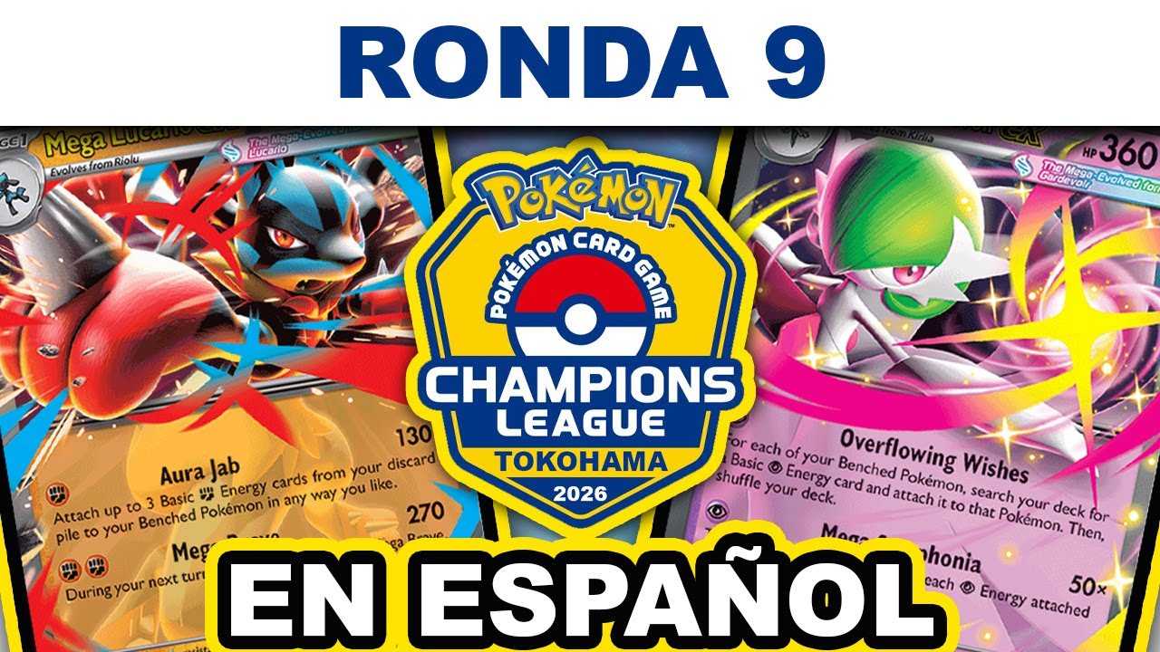 MEGA LUCARIO VS GARDEVOIR EX INAGURAN LA CHAMPIONS LEAGUE POKEMON TCG 2026 YOKOHAMA Ronda9