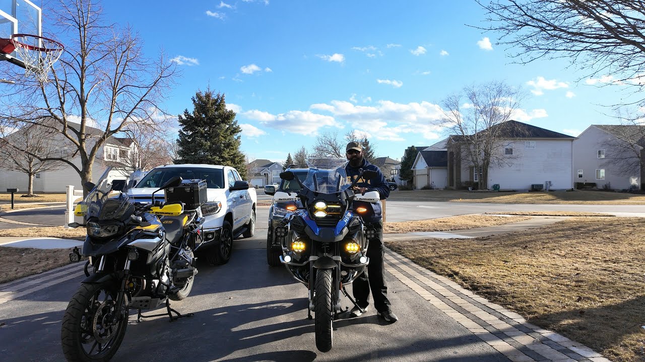 2024 BMW 1250 GSA Denali D7 Pro and D4 Installation
