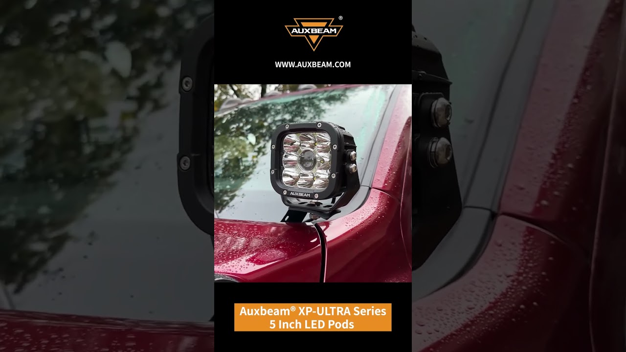 Auxbeam&reg; XP-ULTRA Series 5 Inch LED Pods #auxbeam #drivinglights #offroadlights