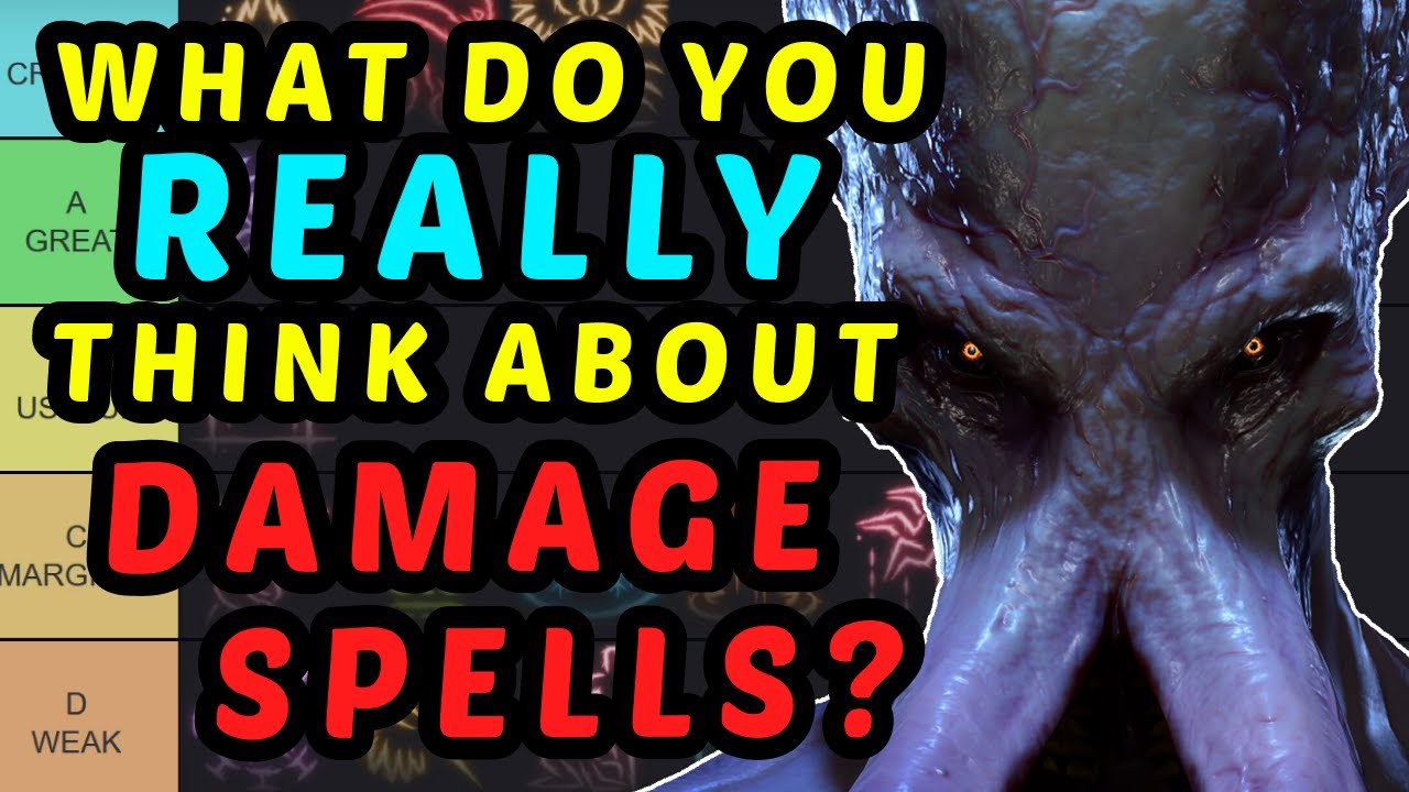 It's ALL DAMAGE - BG3 Spells Tier List - Level 5