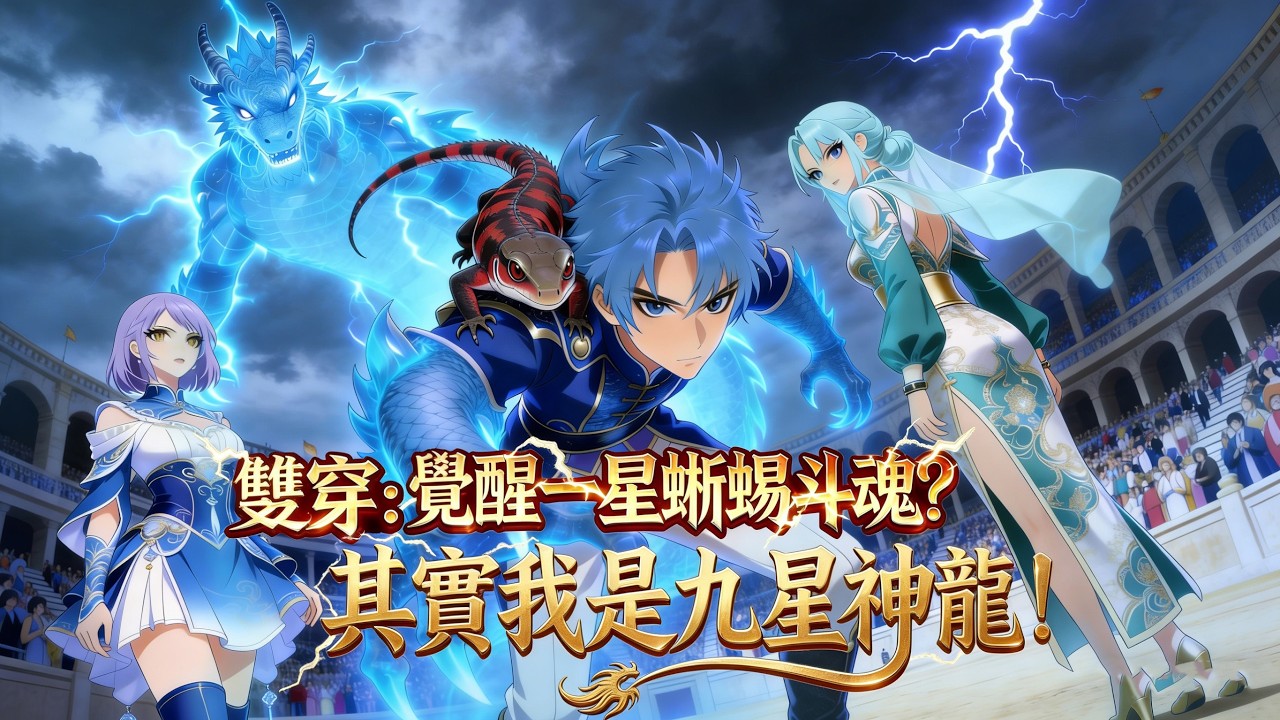 《雙穿覺醒一星蜥蜴鬥魂，其實我是九星神龍》🔥【雙穿逆襲狂潮！覺醒一星蜥蜴斗魂被全體恥笑，揭開偽裝竟是九星神龍，全場瘋狂！】🔥