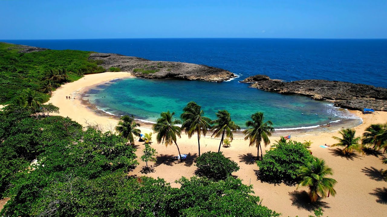 Puerto Rico's beautiful north and west side - 4k drone