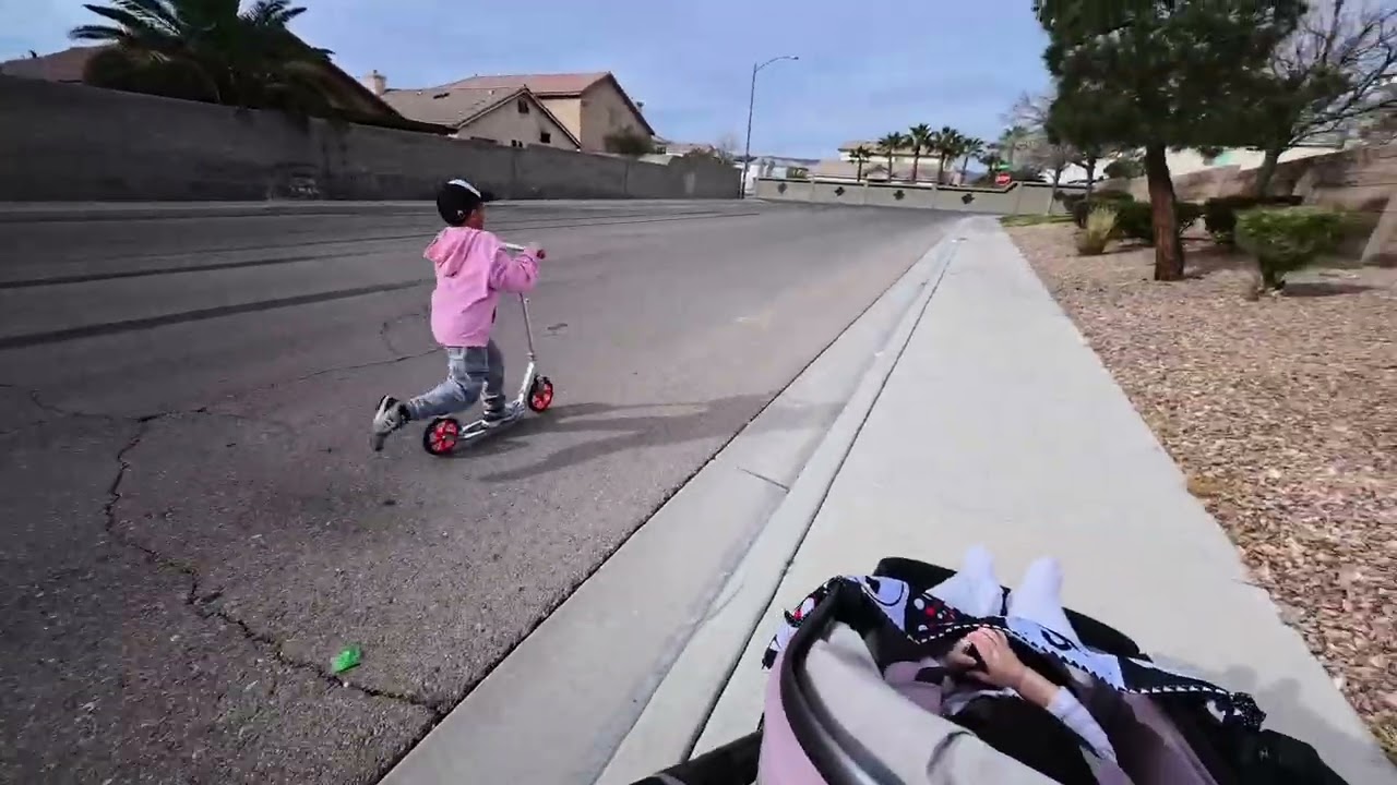 Strolling with the kids! 