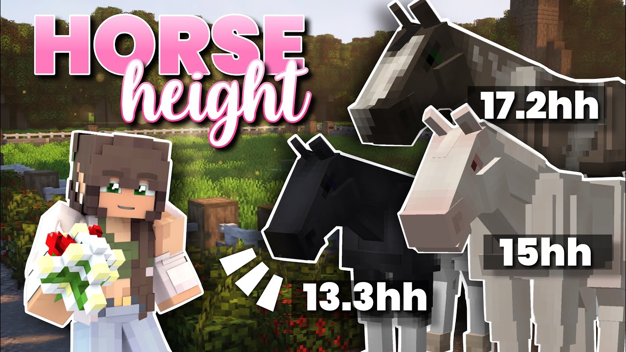 Testing HORSE HEIGHT (Ponies, Drafts, and MORE!)✨ Penkhui MC Mod Review