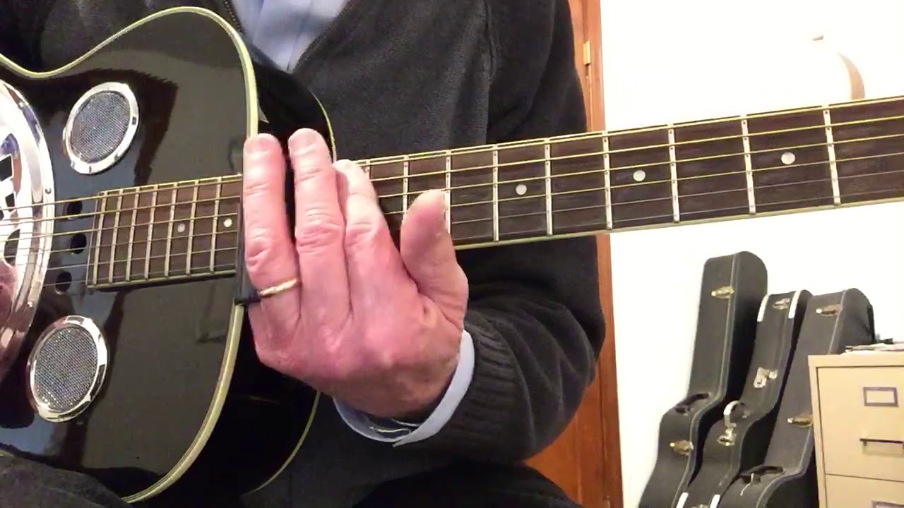 Slide blues licks in open D tuning