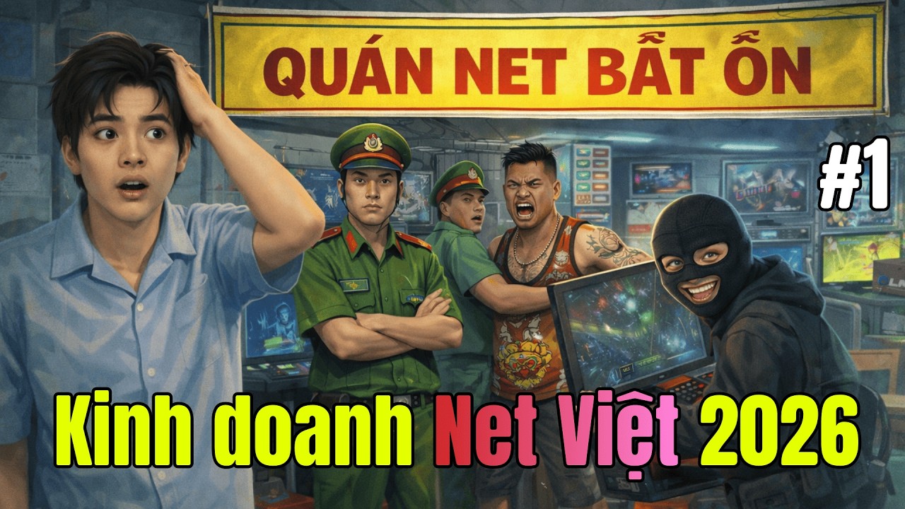 NET 24h: Quán Net Bất Ổn #1 - Mở quán net Việt đầu năm 2026
