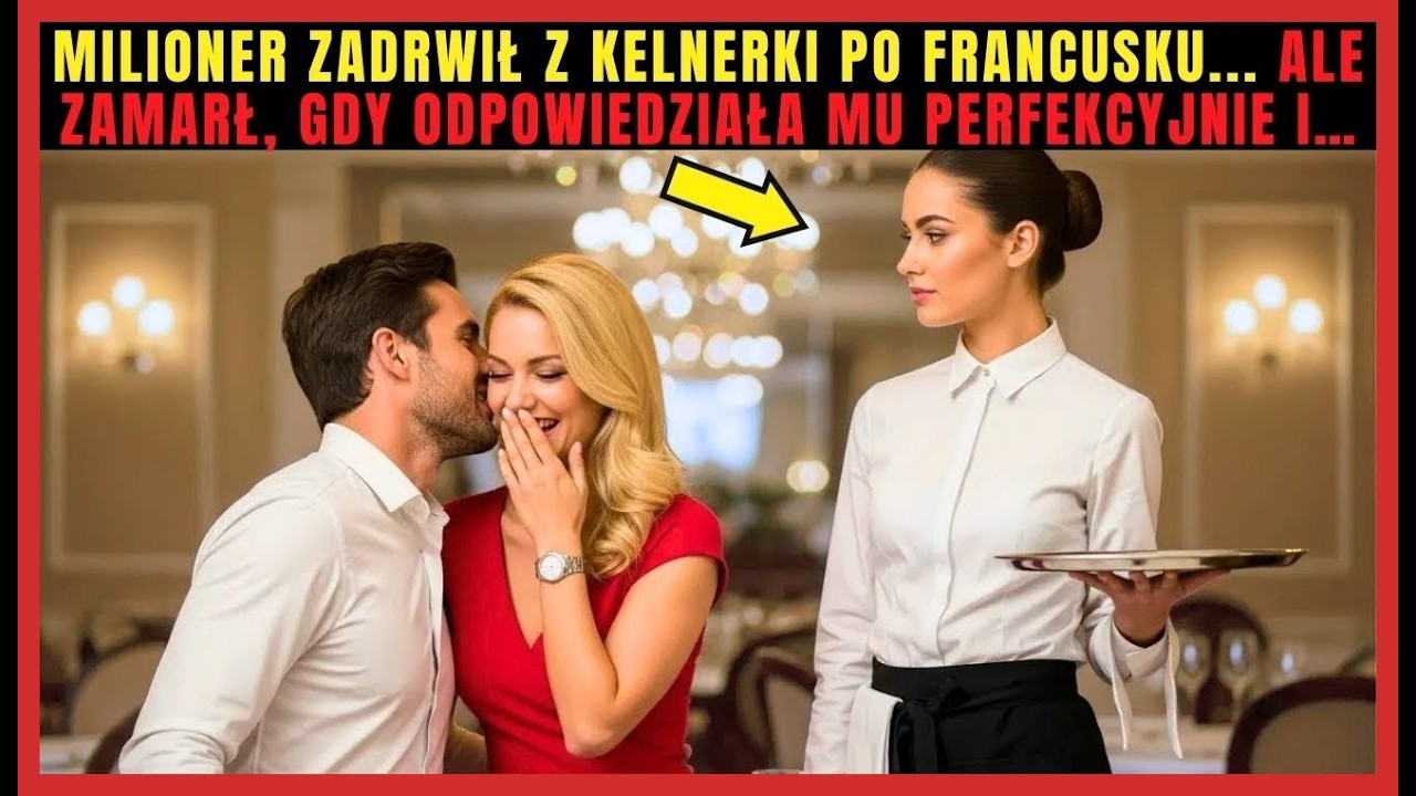 MILIONER ZADRWIŁ Z KELNERKI PO FRANCUSKU... ALE ZAMARŁ, GDY ODPOWIEDZIAŁA MU PERFEKCYJNIE I&hellip;