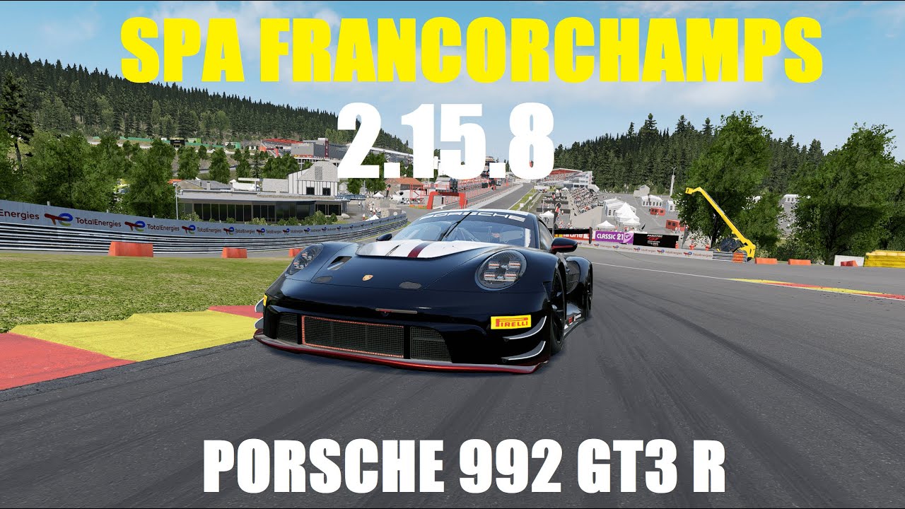 ACC - PORSCHE 992 GT3 R - HOTLAP SPA - 2.15.8 + FREE SETUP