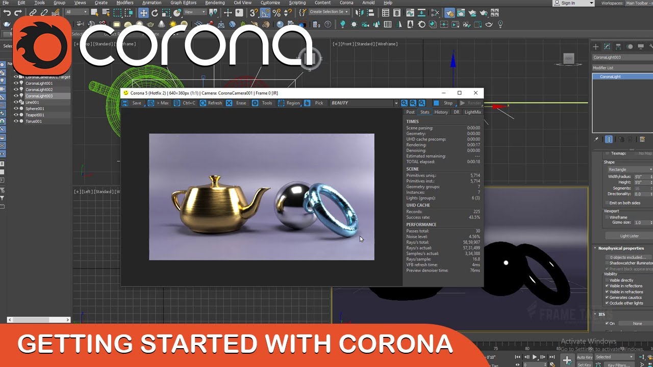 Basic Corona Renderer in Detail for 3ds Max | Full Introduction Tutorial