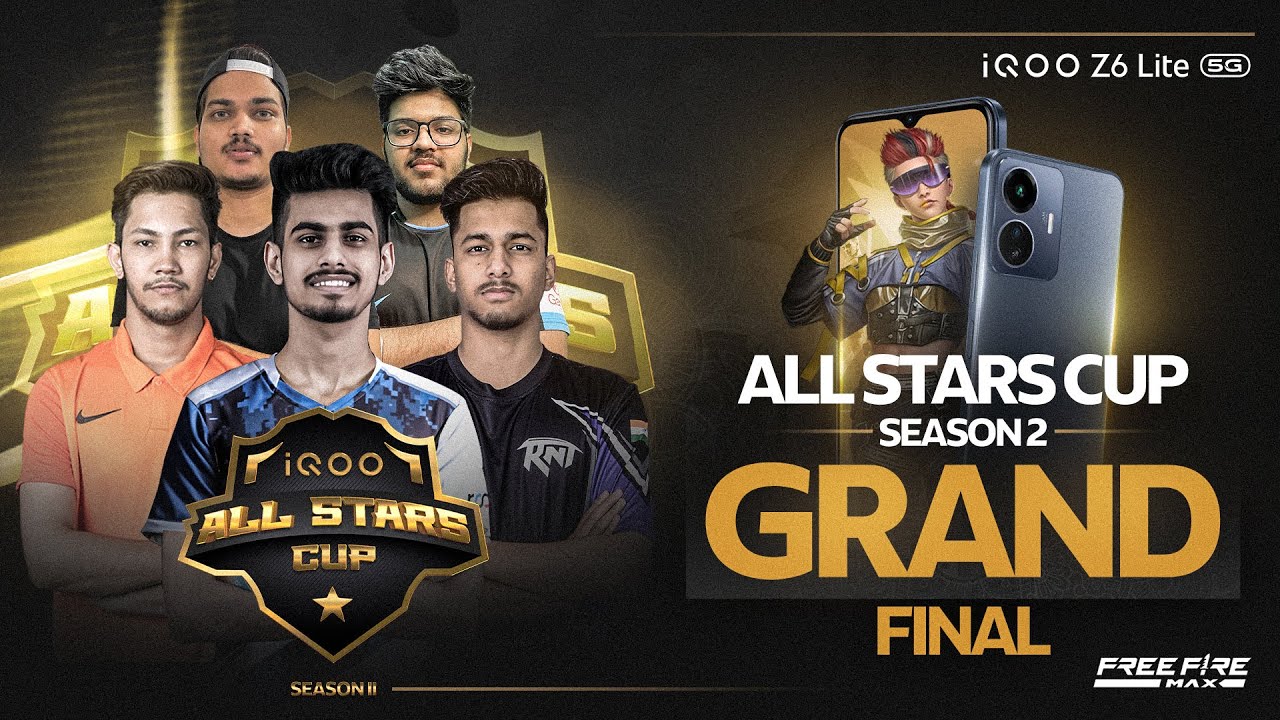 iQOO All Stars Cup Season 2 | Grand Final |ft.Godlike,TSG,TWOB,Non-Stop Gaming| #iQOOZ6Lite