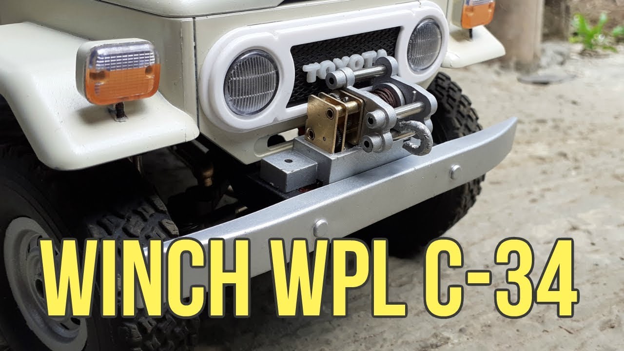 Install Winch Mini RC Adventure WPL C-34