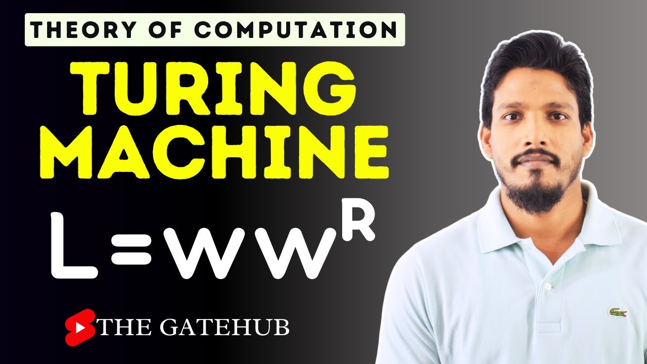 Turing Machine for ww^r | Turing Machine for Even Palindrome | GATECSE | TOC