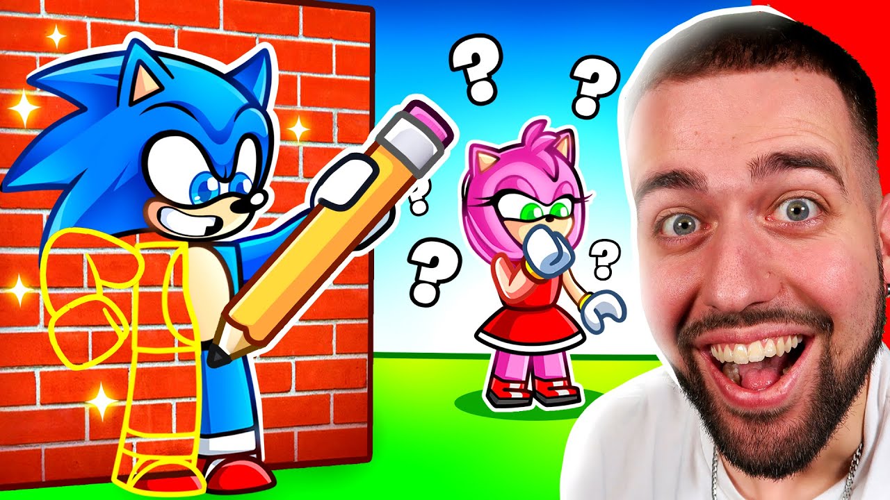 DEVIENS Ce QUE TU DESSINES en CACHE CACHE sur ROBLOX avec AMY ! 🖌️