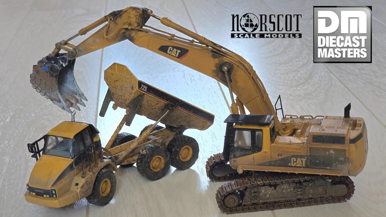 Diecast Masters and Norscot weathered models in a 1/50 scale. Unboxing Review.