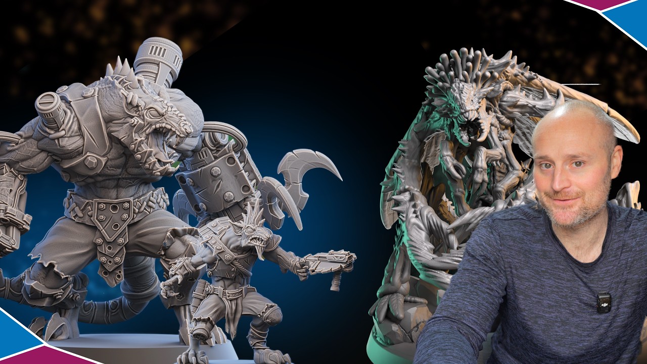 Февраль: Создатели, релизы и STL-файлы для 3D-печати небольших настольных миниатюр