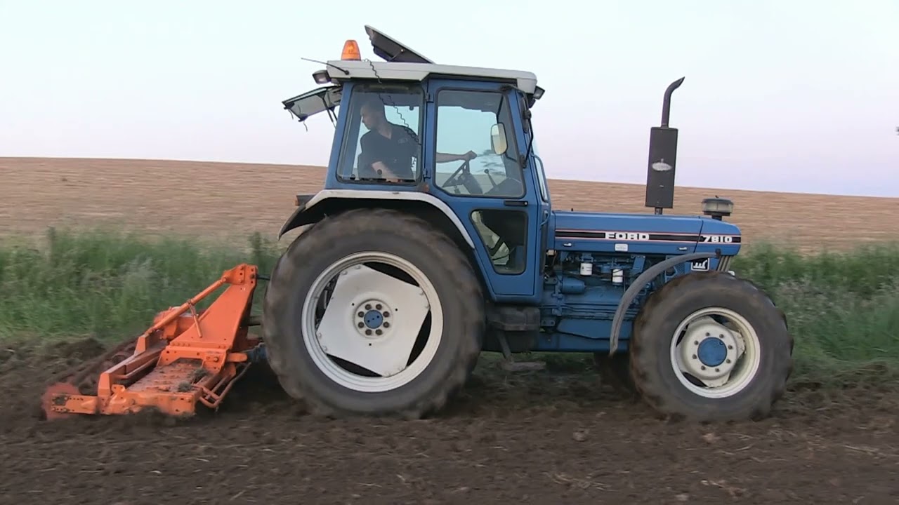 FORD 7810 III AND MASCHIO POWER HARROW