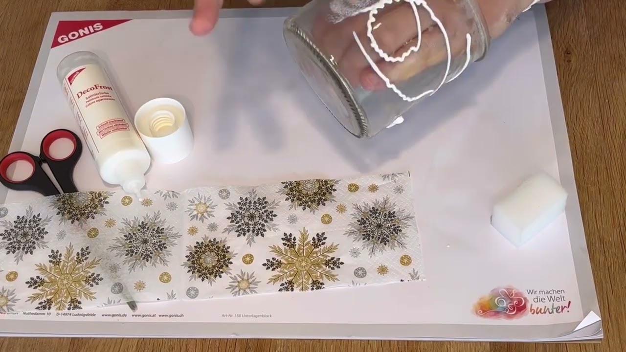 GONIS mit Sabrina/Serviettentechnik mit dem DecoFrost