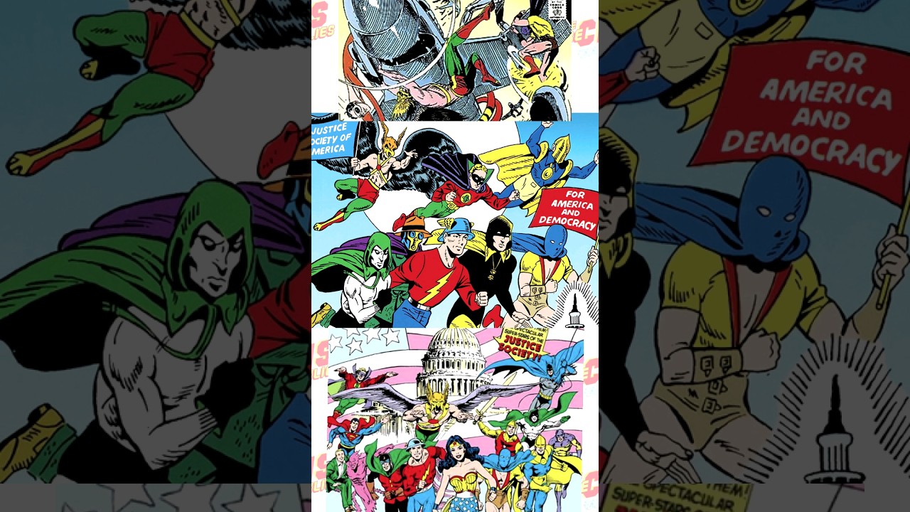 The Justice Society enlists after Pearl Harbor #dccomics #justicesociety