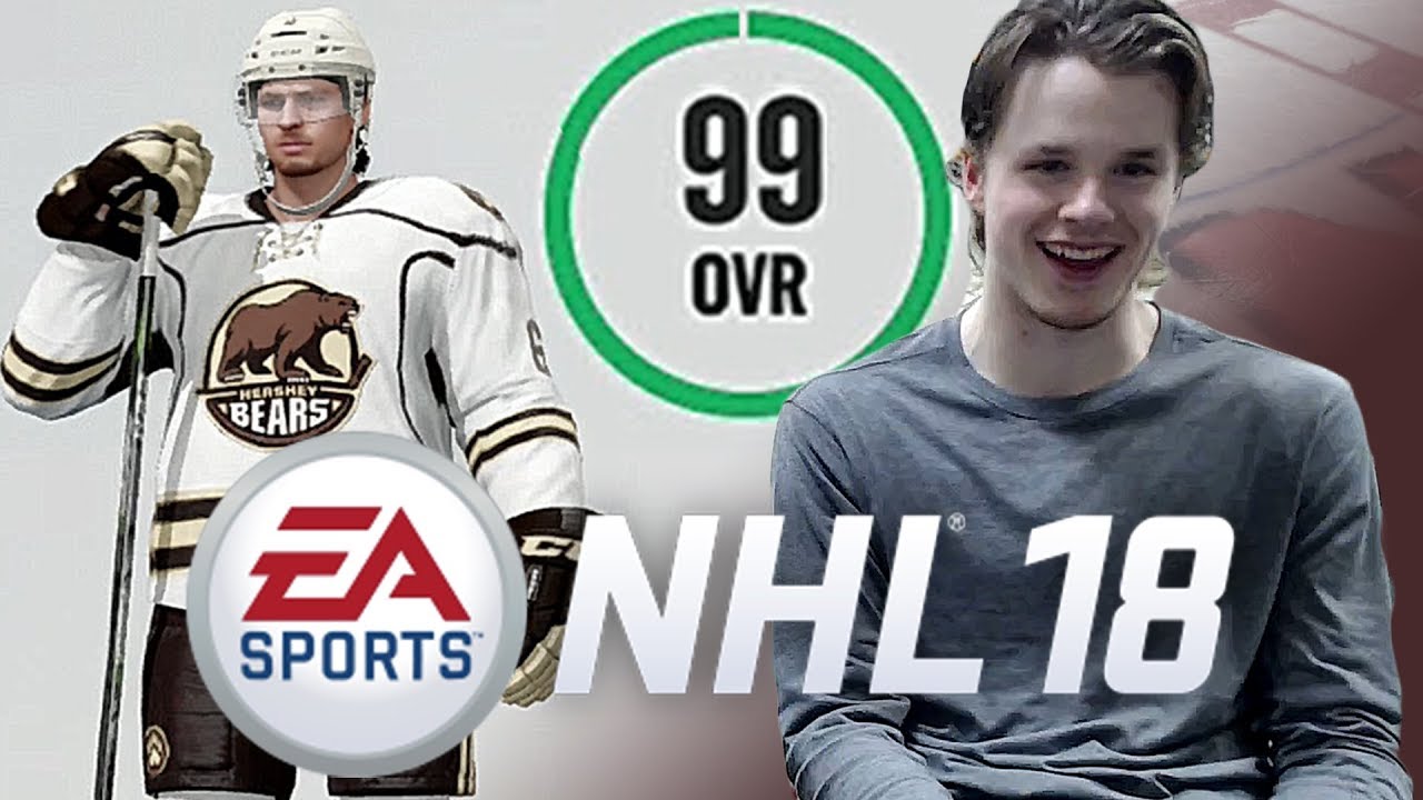 LUCAS JOHANSEN PICKS HIS NHL 18 RATING - Chocolate Hockey Plays