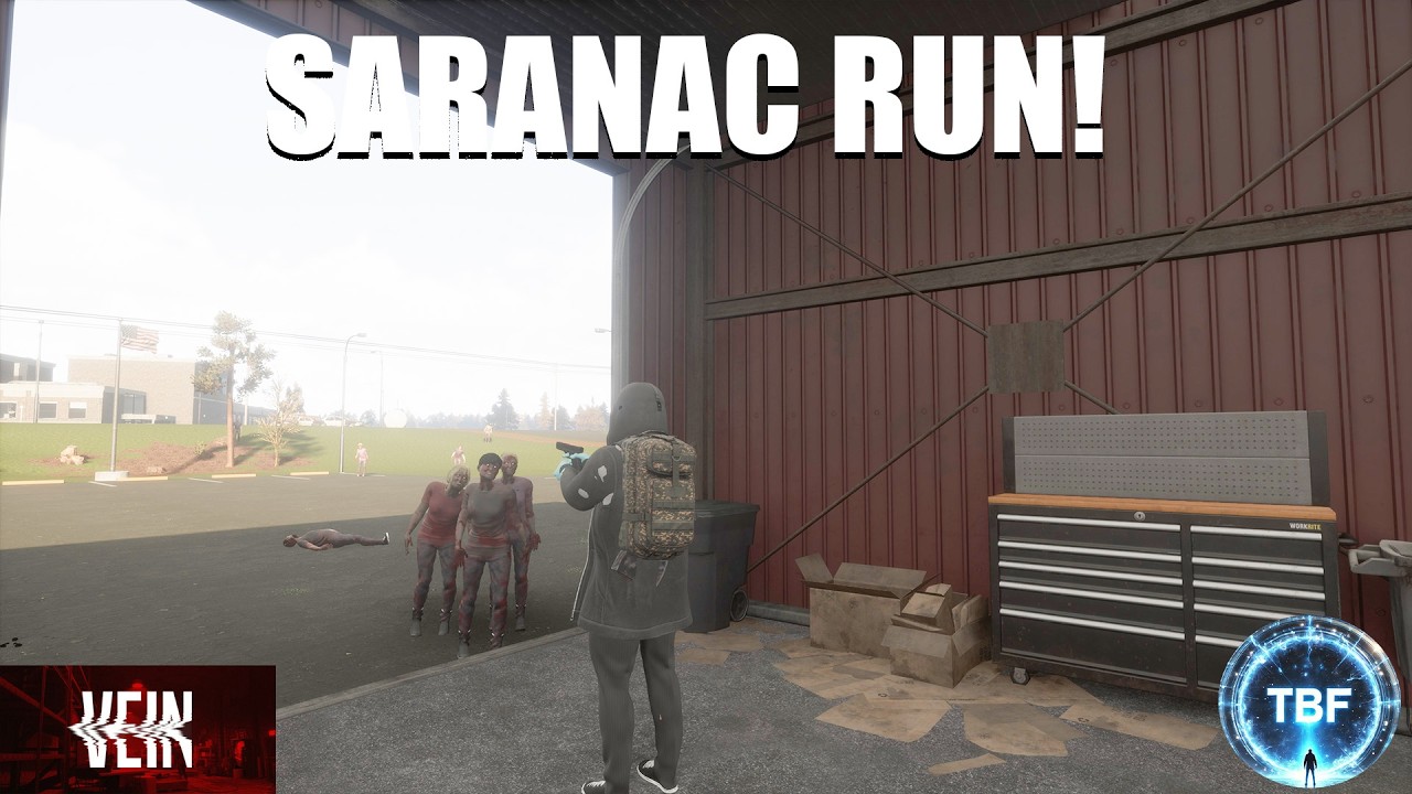 Best Loot Run Yet! Prepper House + Fire Station Raid | VEIN Hardcore Survival Day 9