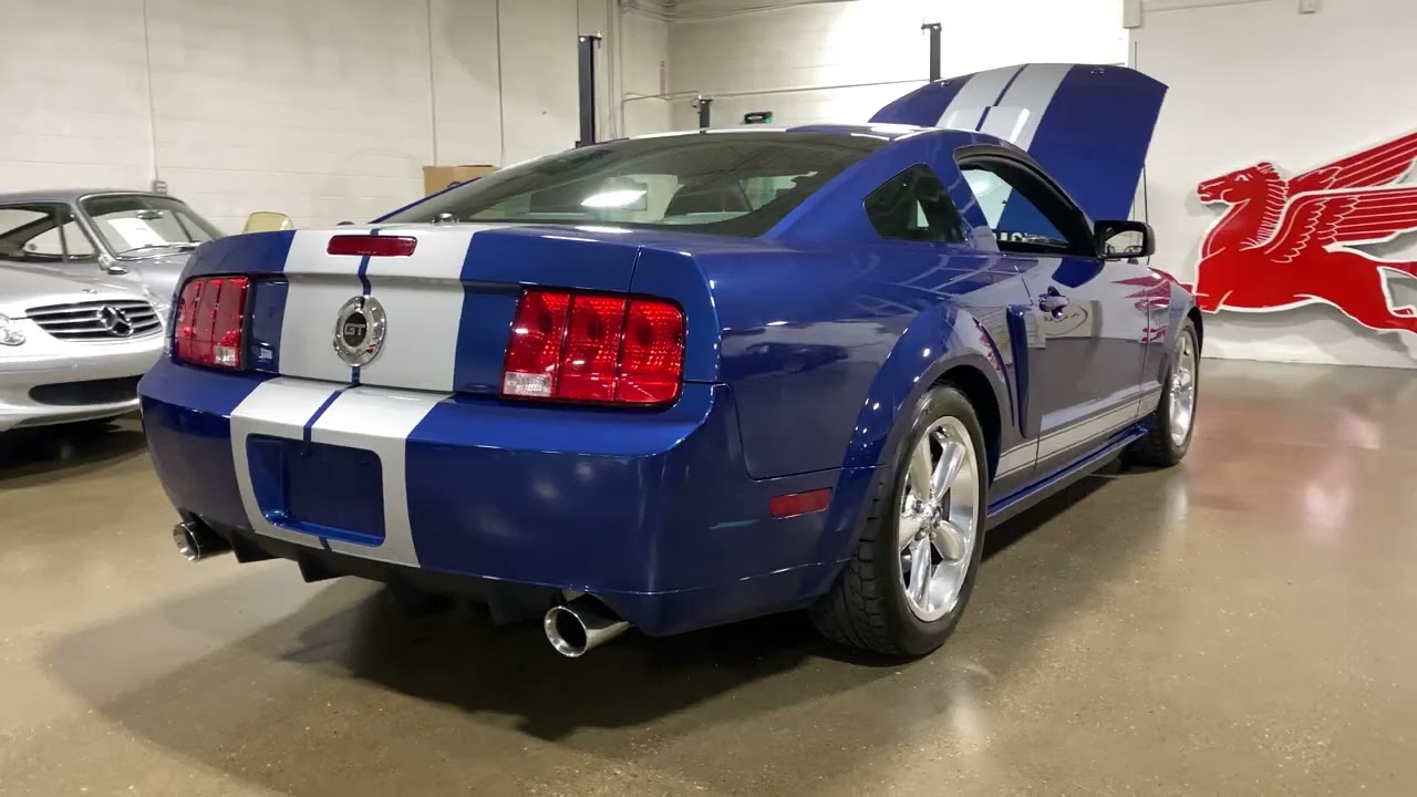 2008 Shelby Mustang GT in Vista Blue