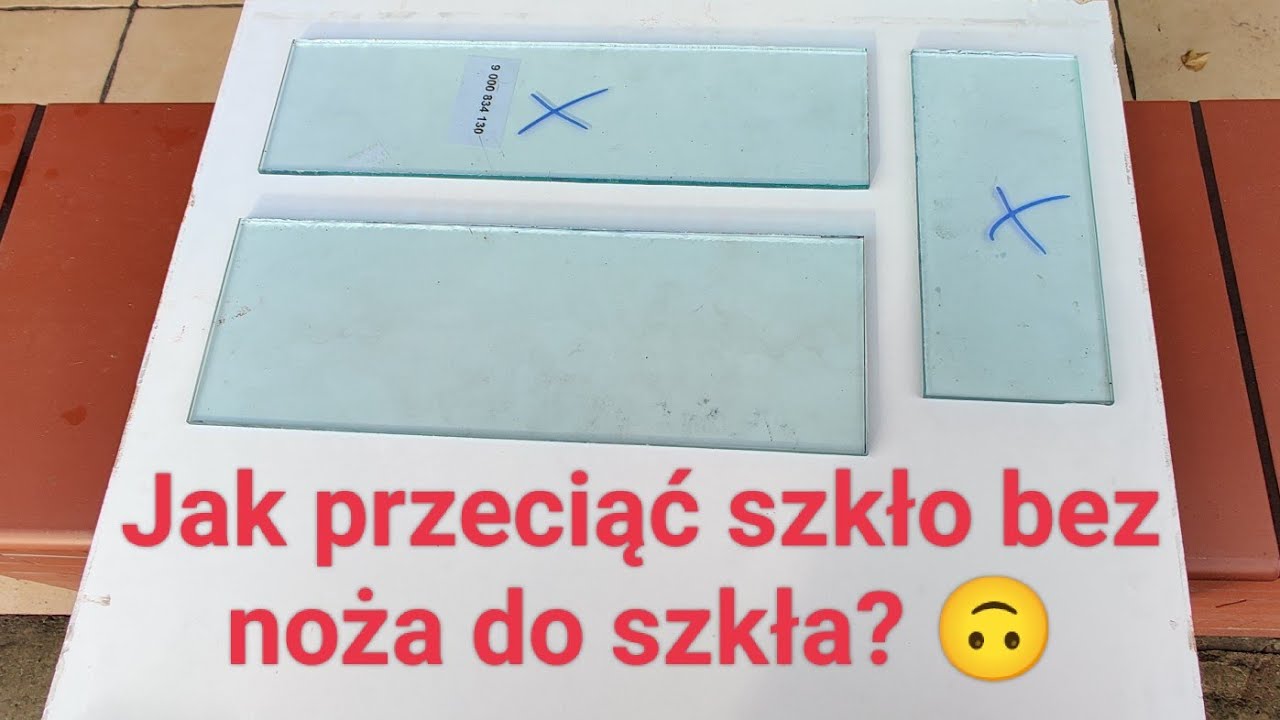 Jak przeciąć szkło bez noża do szkła? 🙃