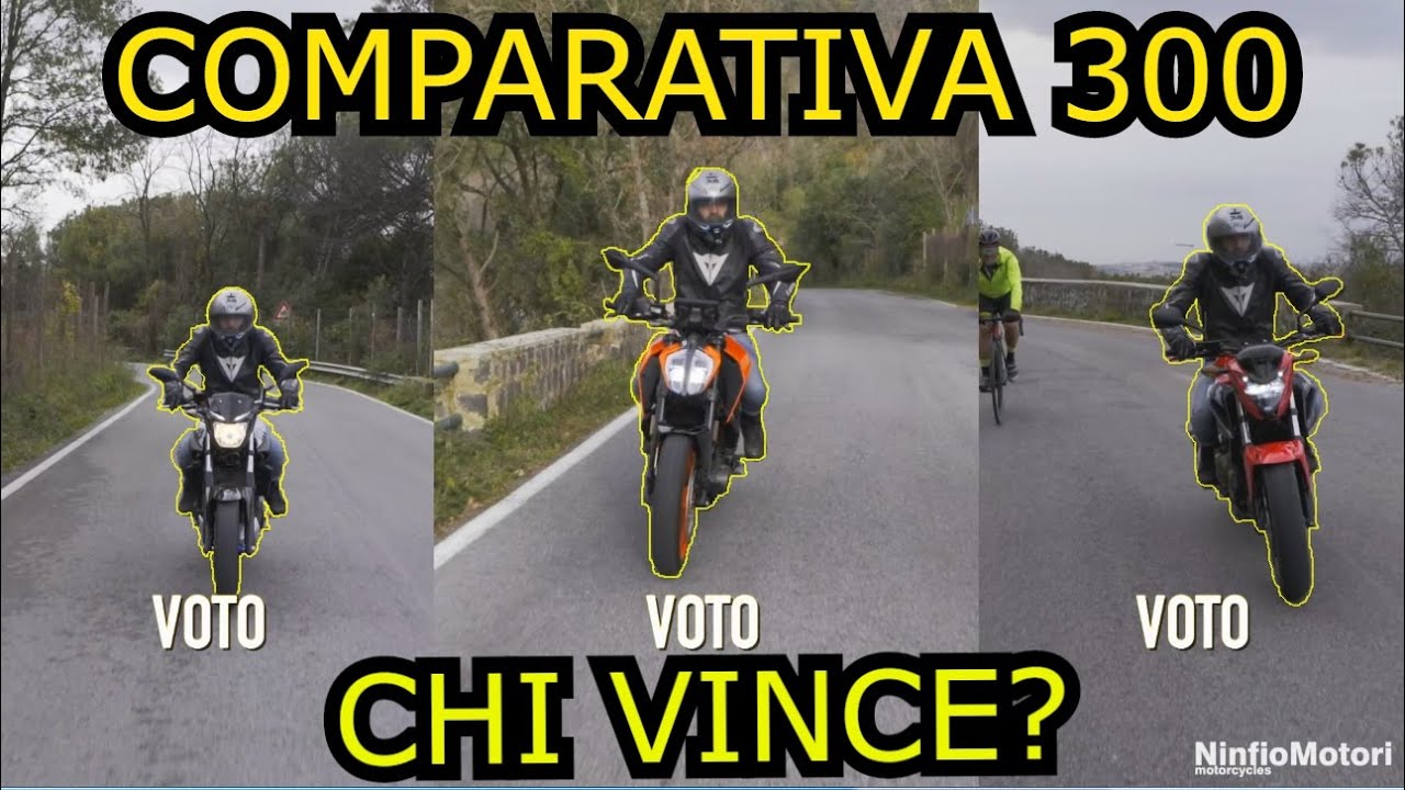 COMPARATIVA MOTO 300cc -KTM DUKE 390 VS YAMAHA MT03 VS HONDA CB500F - NinfioMotori