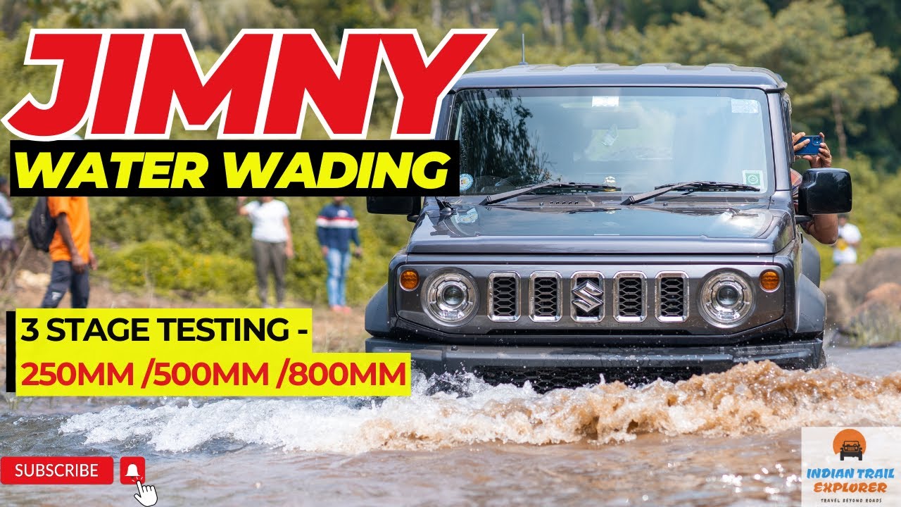 Suzuki Jimny water wading test reveals surprises ! MUST WATCH