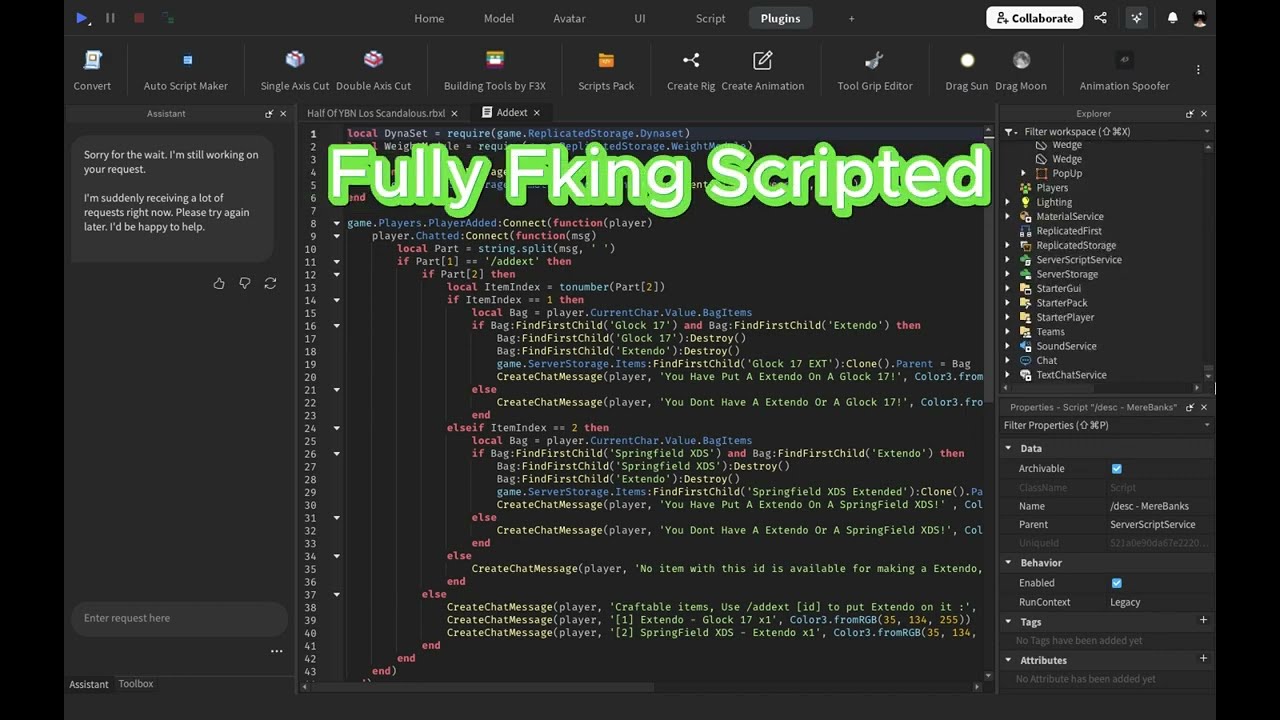 [FREE] YBN LOS SCANDALOUS (Roblox Studio Leaks)
