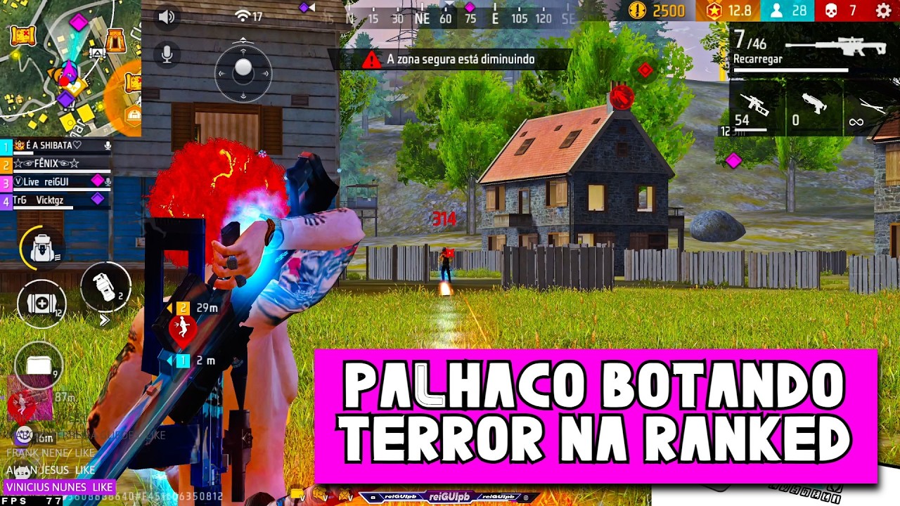 PALHAÇO COMEDOR DE PONTOS - BOTANDO TERROR NA RANKED