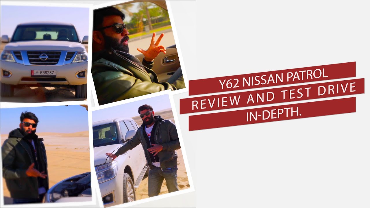 Nissan Patrol y 62, V8,  off road and on road review l Tyre SmoQ Episode_5 l
