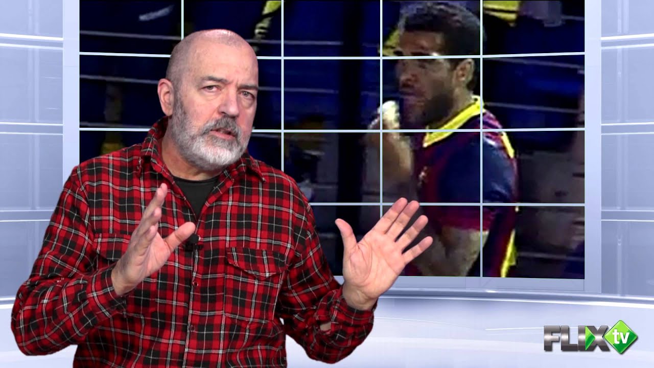 Daniel Alves come banana contra ato de racismo - FlixNews - FlixTV