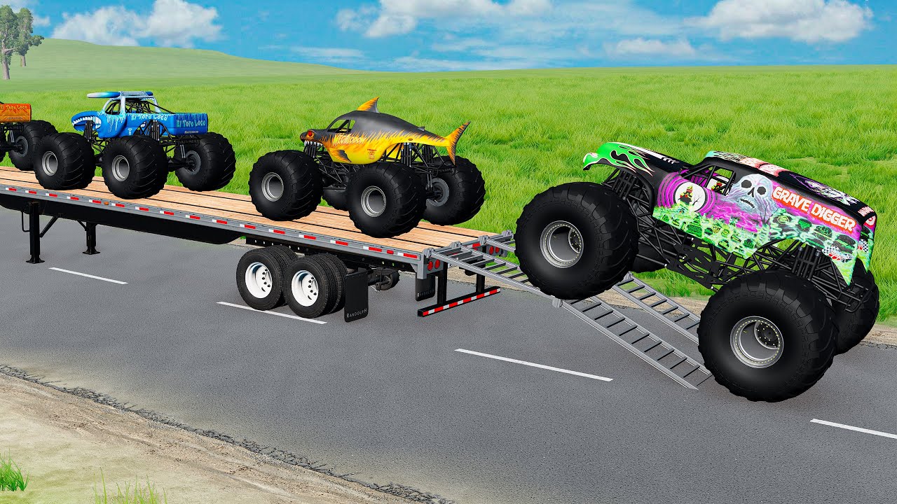 Monster Trucks Transportation - Monster Trucks Crashes