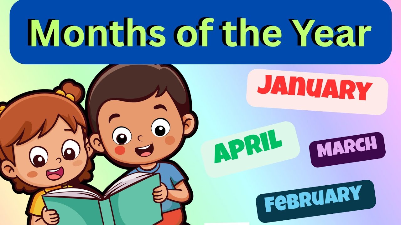 12 Months of the Year | Months Name in English and hindi for Kids | Dipti Online Institute