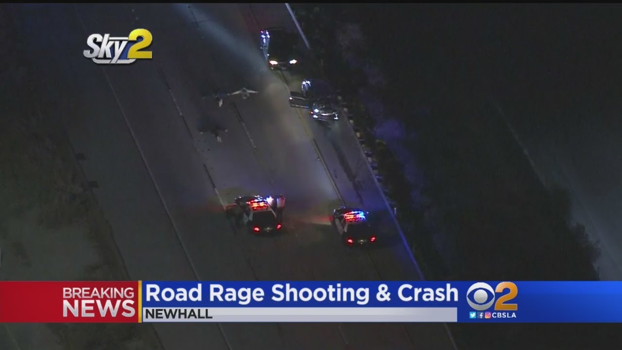 3 Detained After Car-To-Car Shooting, Crash On SB 14 In Newhall Pass