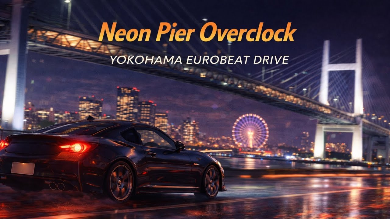 【横浜ユーロビート】Neon Pier Overclock | Yokohama EUROBEAT DRIVE / 横浜・湾岸ネオンラン