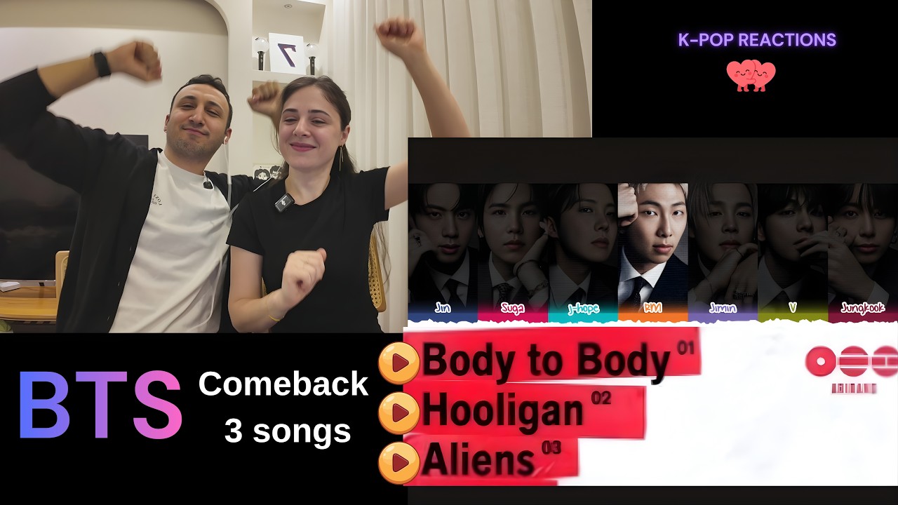 'BTS - BODY to BODY / HOLIGAN / ALIENS' 💜 'BTS ARIRANG' Comeback alb&uuml;m&uuml;n&uuml; izliyoruz. 💜 #btscomeback