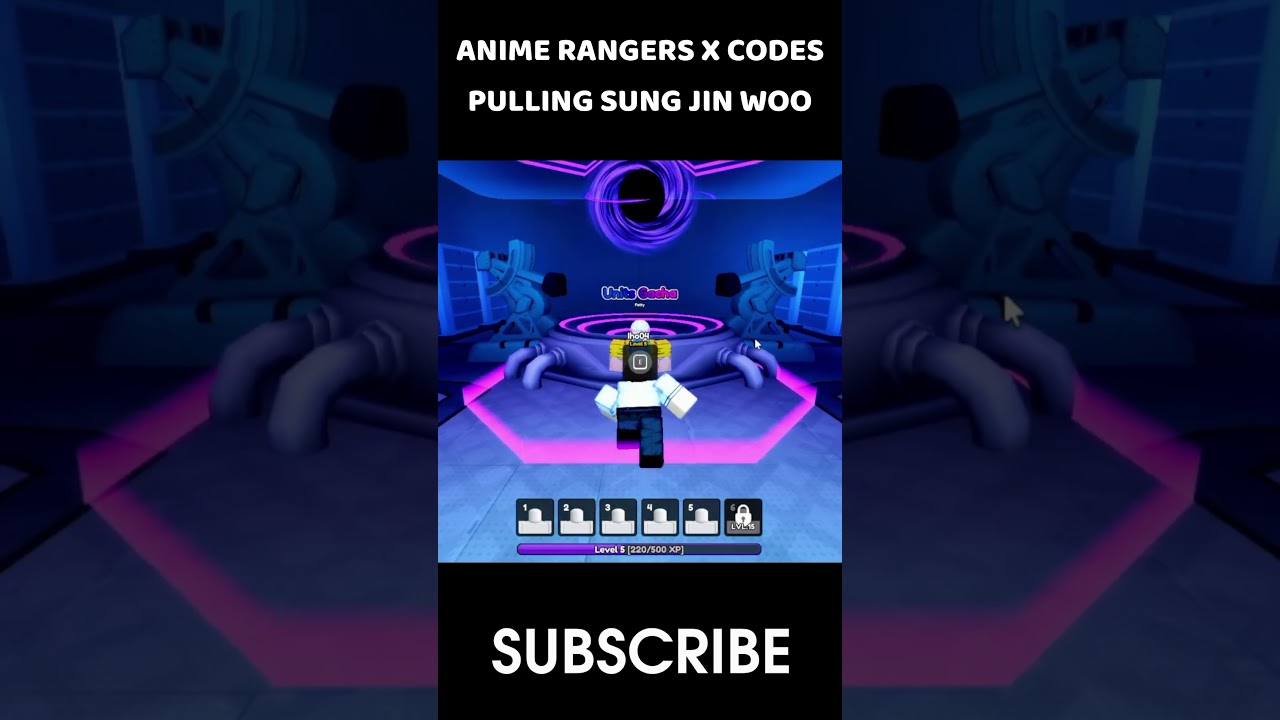 All ARX Codes & Pulling Sung Jin-woo #roblox #animerangersx #animerangers