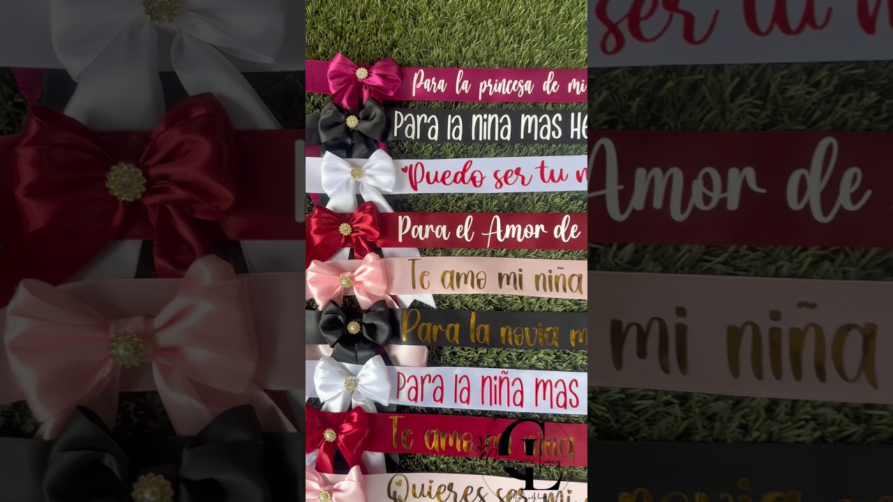 Listones personalizados 🎀  por docena, hacemos envíos a todo usa 🇺🇸 