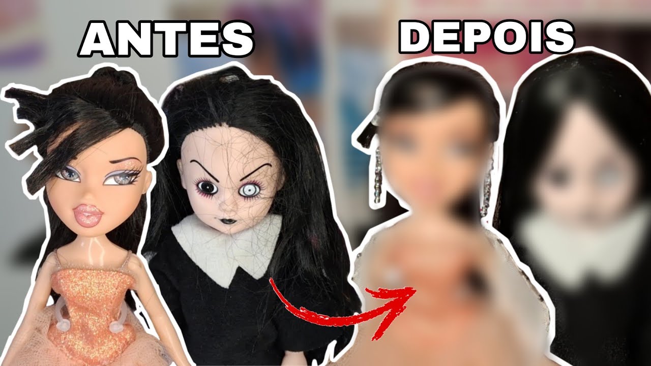 Como LAVO E ARRUMO as minhas BONECAS!! Restauração Bratz e Living Dead Dolls 