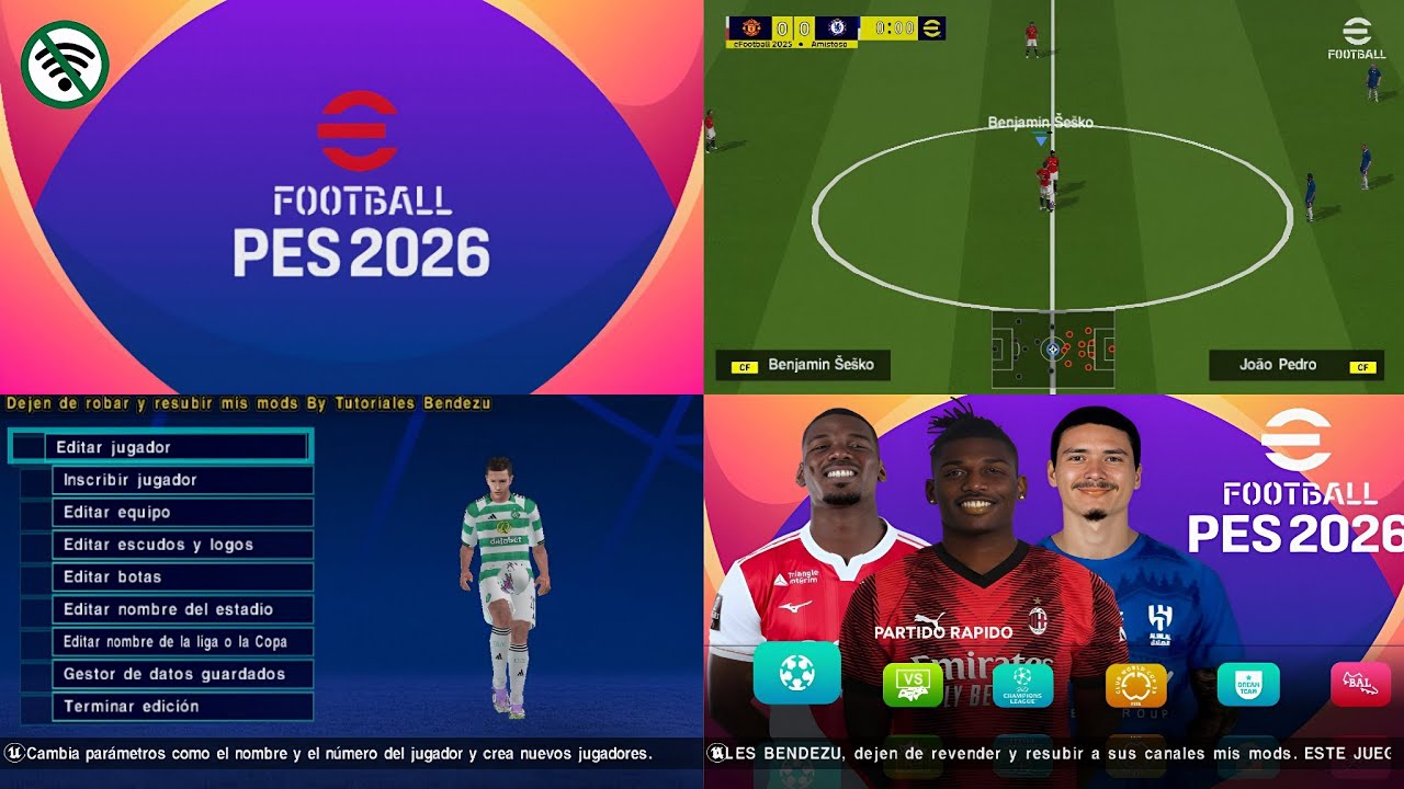 eFOOTBALL PES 2026 PPSSPP NEW UPDATE  LATEST TRANSFERS & REAL FACES 2025/26 ANDROID OFFLINE