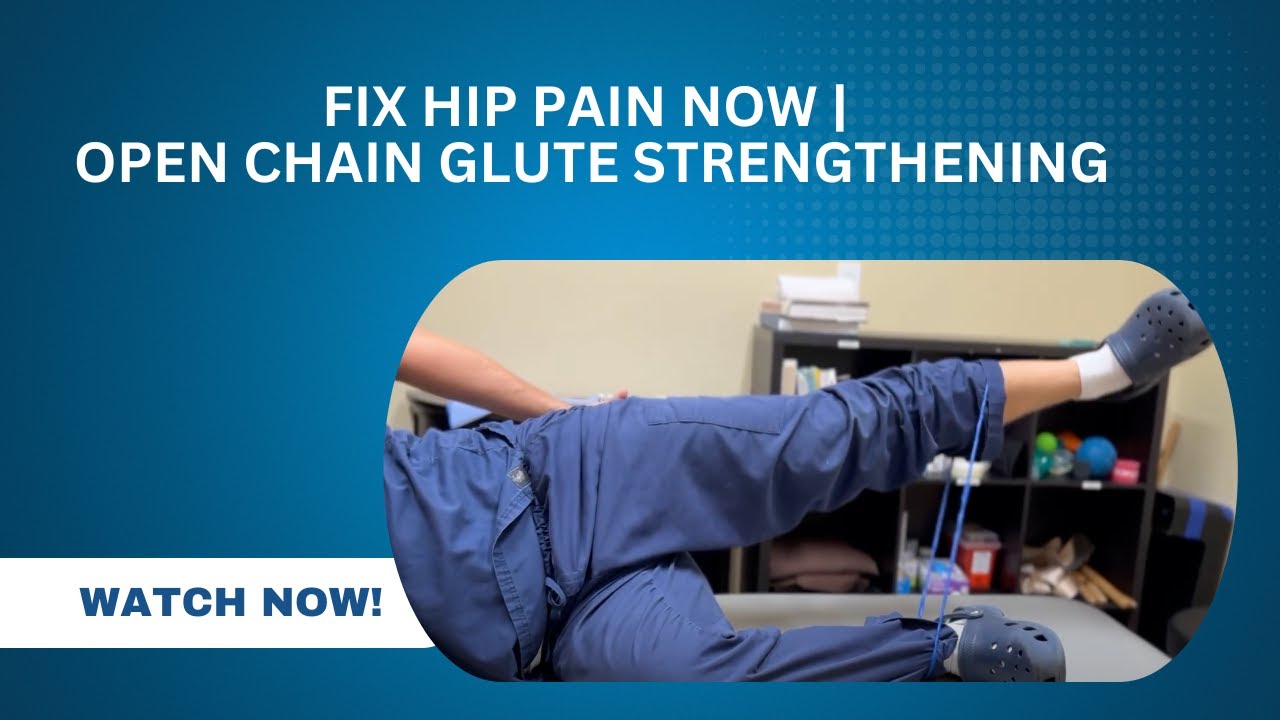 Избавьтесь от боли в бедре прямо сейчас! Укрепление ягодичных мышц с открытой цепью от доктора Дж.